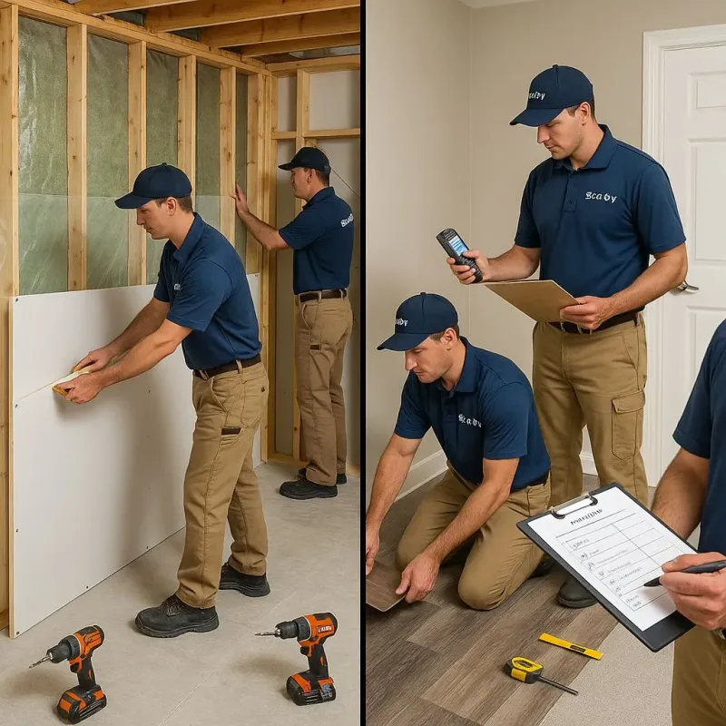 Repairs and Reconstruction process in Colfax, WA